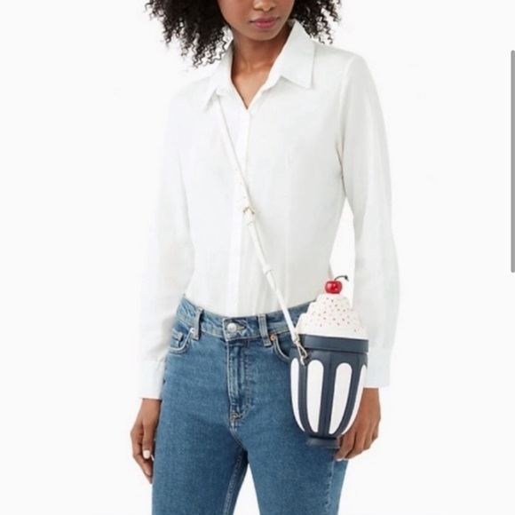 Kate Spade New York Bing Ice Cream Sundae Crossbody Purse - Picture 10 of 10